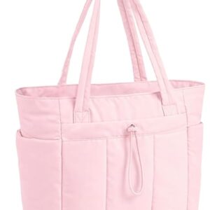 Large Tote Bag for Women | Multi-Pocket Travel Shoulder Bag with Tumbler Pocket | Work, Office, College, Travel & Daily Use Handbag